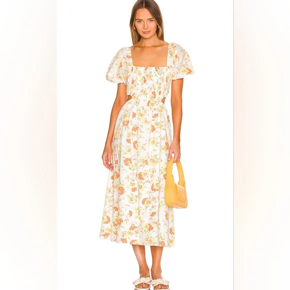 knit midi dress beige Moon Dance Open Back Short Sleeve Knit Midi Dress Beige